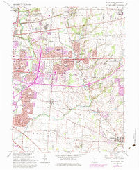 Reynoldsburg Ohio Historical topographic map, 1:24000 scale, 7.5 X 7.5 Minute, Year 1964