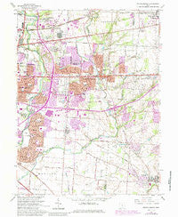 Reynoldsburg Ohio Historical topographic map, 1:24000 scale, 7.5 X 7.5 Minute, Year 1964