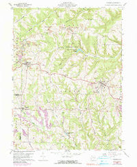 Richmond Ohio Historical topographic map, 1:24000 scale, 7.5 X 7.5 Minute, Year 1960