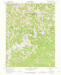 Rinard Mills Ohio Historical topographic map, 1:24000 scale, 7.5 X 7.5 Minute, Year 1960