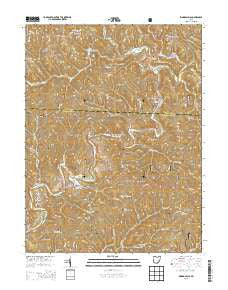 Rinard Mills Ohio Historical topographic map, 1:24000 scale, 7.5 X 7.5 Minute, Year 2013