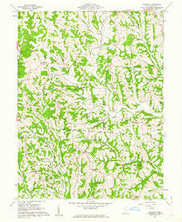 Ringgold Ohio Historical topographic map, 1:24000 scale, 7.5 X 7.5 Minute, Year 1961