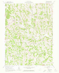 Ringgold Ohio Historical topographic map, 1:24000 scale, 7.5 X 7.5 Minute, Year 1961