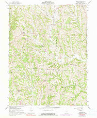 Ringgold Ohio Historical topographic map, 1:24000 scale, 7.5 X 7.5 Minute, Year 1961