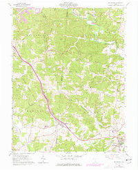 Rio Grande Ohio Historical topographic map, 1:24000 scale, 7.5 X 7.5 Minute, Year 1961