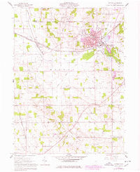 Rittman Ohio Historical topographic map, 1:24000 scale, 7.5 X 7.5 Minute, Year 1961