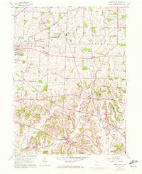 Robertsville Ohio Historical topographic map, 1:24000 scale, 7.5 X 7.5 Minute, Year 1960