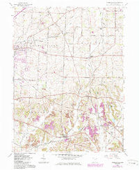 Robertsville Ohio Historical topographic map, 1:24000 scale, 7.5 X 7.5 Minute, Year 1960