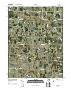 Rossburg Ohio Historical topographic map, 1:24000 scale, 7.5 X 7.5 Minute, Year 2010