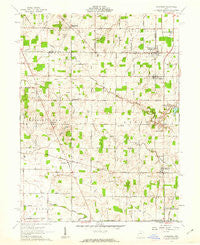 Rossburg Ohio Historical topographic map, 1:24000 scale, 7.5 X 7.5 Minute, Year 1961