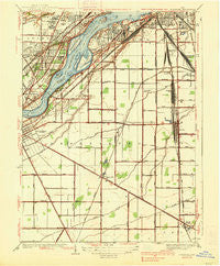 Rossford Ohio Historical topographic map, 1:31680 scale, 7.5 X 7.5 Minute, Year 1938