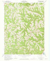 Round Bottom Ohio Historical topographic map, 1:24000 scale, 7.5 X 7.5 Minute, Year 1960