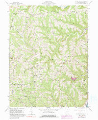 Round Bottom Ohio Historical topographic map, 1:24000 scale, 7.5 X 7.5 Minute, Year 1960