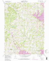 Ruraldale Ohio Historical topographic map, 1:24000 scale, 7.5 X 7.5 Minute, Year 1961