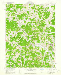Rutland Ohio Historical topographic map, 1:24000 scale, 7.5 X 7.5 Minute, Year 1960