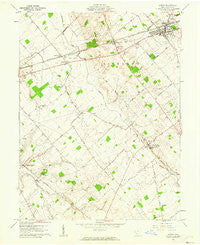 Sabina Ohio Historical topographic map, 1:24000 scale, 7.5 X 7.5 Minute, Year 1961
