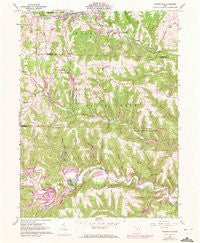 Salineville Ohio Historical topographic map, 1:24000 scale, 7.5 X 7.5 Minute, Year 1960