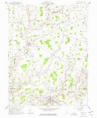 Sardinia Ohio Historical topographic map, 1:24000 scale, 7.5 X 7.5 Minute, Year 1961