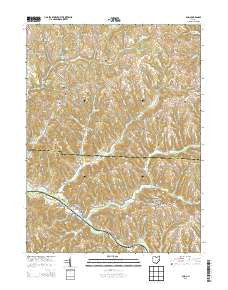 Scio Ohio Historical topographic map, 1:24000 scale, 7.5 X 7.5 Minute, Year 2013
