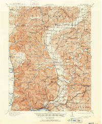 Sciotoville Ohio Historical topographic map, 1:62500 scale, 15 X 15 Minute, Year 1911