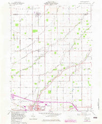 Scott Ohio Historical topographic map, 1:24000 scale, 7.5 X 7.5 Minute, Year 1960