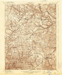 Seaman Ohio Historical topographic map, 1:62500 scale, 15 X 15 Minute, Year 1918