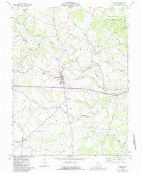 Seaman Ohio Historical topographic map, 1:24000 scale, 7.5 X 7.5 Minute, Year 1961