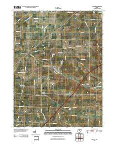 Shauck Ohio Historical topographic map, 1:24000 scale, 7.5 X 7.5 Minute, Year 2010