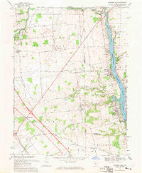 Shawnee Hills Ohio Historical topographic map, 1:24000 scale, 7.5 X 7.5 Minute, Year 1967