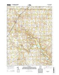 Shiloh Ohio Historical topographic map, 1:24000 scale, 7.5 X 7.5 Minute, Year 2013