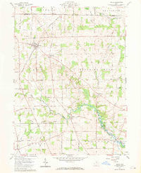 Shiloh Ohio Historical topographic map, 1:24000 scale, 7.5 X 7.5 Minute, Year 1960