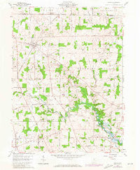Shiloh Ohio Historical topographic map, 1:24000 scale, 7.5 X 7.5 Minute, Year 1960