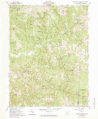 South Bloomingville Ohio Historical topographic map, 1:24000 scale, 7.5 X 7.5 Minute, Year 1961