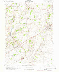 South Charleston Ohio Historical topographic map, 1:24000 scale, 7.5 X 7.5 Minute, Year 1961