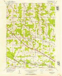Southington Ohio Historical topographic map, 1:24000 scale, 7.5 X 7.5 Minute, Year 1952