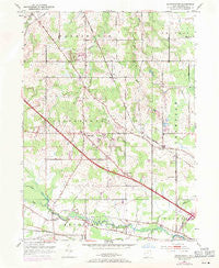 Southington Ohio Historical topographic map, 1:24000 scale, 7.5 X 7.5 Minute, Year 1952
