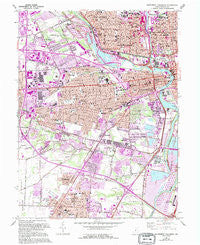 Southwest Columbus Ohio Historical topographic map, 1:24000 scale, 7.5 X 7.5 Minute, Year 1965