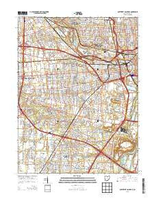 Southwest Columbus Ohio Historical topographic map, 1:24000 scale, 7.5 X 7.5 Minute, Year 2013