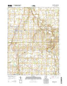 Spencerville Ohio Historical topographic map, 1:24000 scale, 7.5 X 7.5 Minute, Year 2013