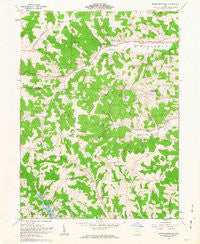 Spring Mountain Ohio Historical topographic map, 1:24000 scale, 7.5 X 7.5 Minute, Year 1962
