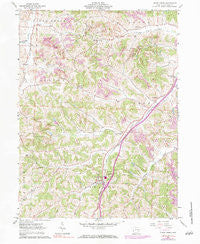 Stone Creek Ohio Historical topographic map, 1:24000 scale, 7.5 X 7.5 Minute, Year 1961