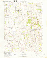 Stoutsville Ohio Historical topographic map, 1:24000 scale, 7.5 X 7.5 Minute, Year 1961