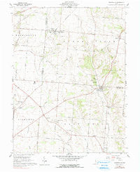 Stoutsville Ohio Historical topographic map, 1:24000 scale, 7.5 X 7.5 Minute, Year 1961