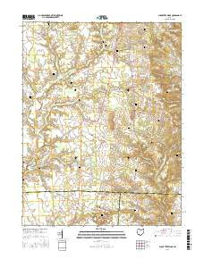 Sugar Tree Ridge Ohio Current topographic map, 1:24000 scale, 7.5 X 7.5 Minute, Year 2016