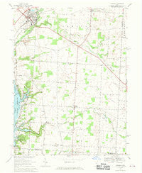 Sunbury Ohio Historical topographic map, 1:24000 scale, 7.5 X 7.5 Minute, Year 1967