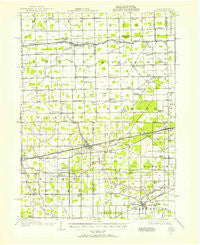 Swanton Ohio Historical topographic map, 1:62500 scale, 15 X 15 Minute, Year 1911