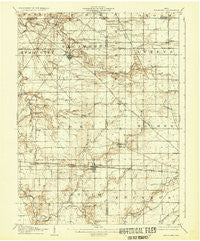 Sycamore Ohio Historical topographic map, 1:62500 scale, 15 X 15 Minute, Year 1906