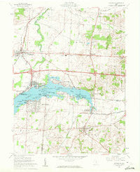 Thornville Ohio Historical topographic map, 1:24000 scale, 7.5 X 7.5 Minute, Year 1961
