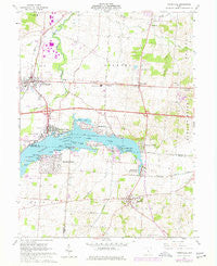 Thornville Ohio Historical topographic map, 1:24000 scale, 7.5 X 7.5 Minute, Year 1961