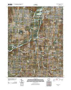 Trenton Ohio Historical topographic map, 1:24000 scale, 7.5 X 7.5 Minute, Year 2010